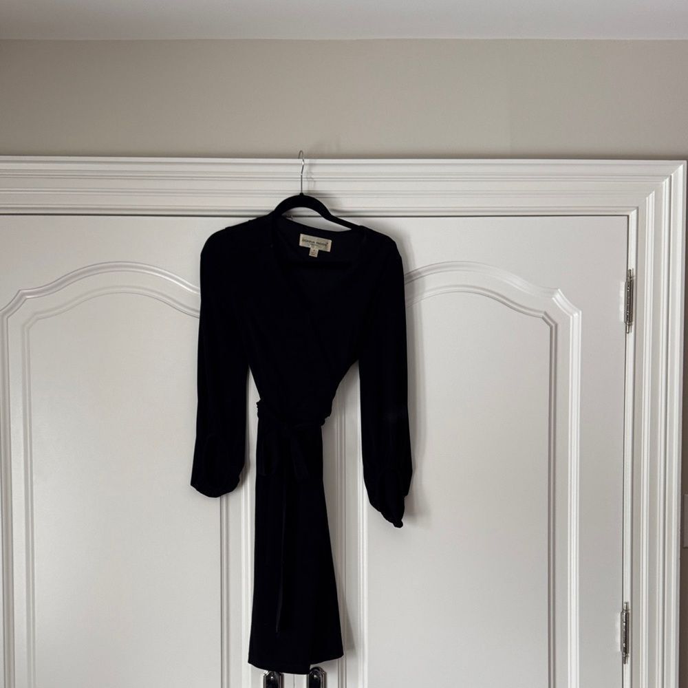 Donna Ricco Black Long Sleeve Dress